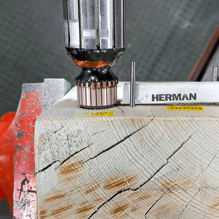Abrasive stone set HERMAN QGH-21 For motors < 1000W | 2pcs in set