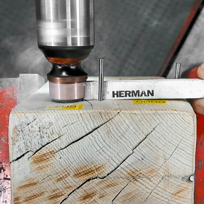 Abrasive stone set HERMAN QGH-21 For motors < 1000W | 2pcs in set