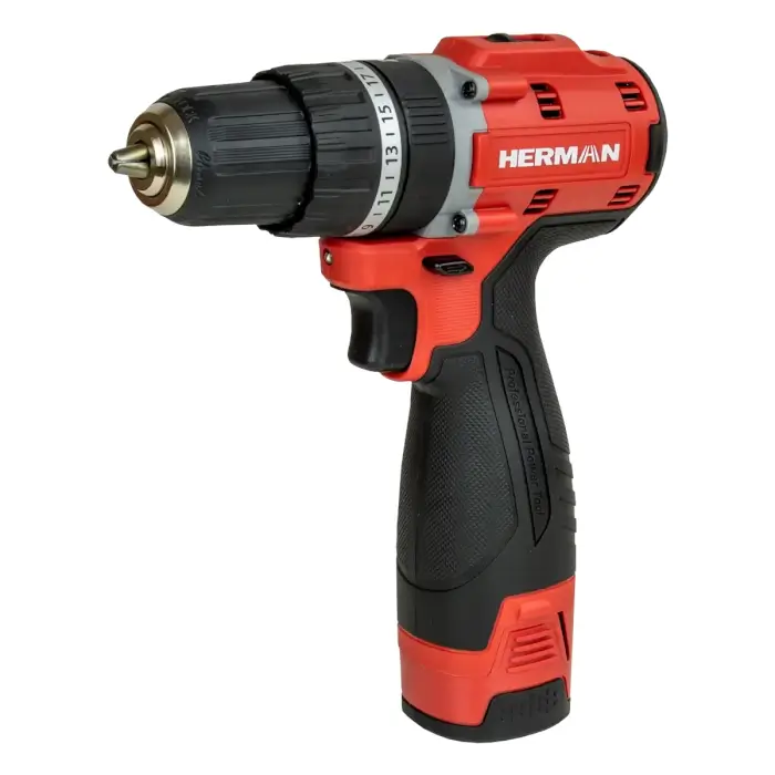 ACTION! Cordless drill/driver HERMAN AXSP-1441 | 14,4 V Set | 2x Drill bit set FOR FREE
