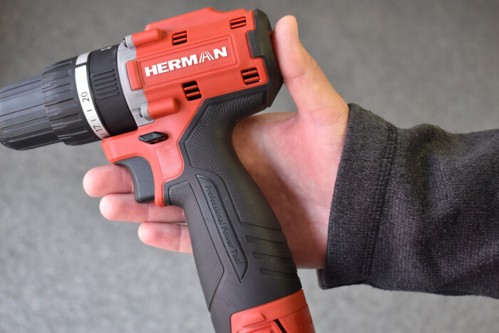 ACTION! Cordless drill/driver HERMAN AXSP-1441 | 14,4 V Set | 2x Drill bit set FOR FREE