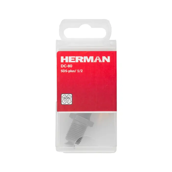 Adapter SDS-plus / ½ʺ- 20 UNF HERMAN DC-80 For SDS-plus drilling hammers