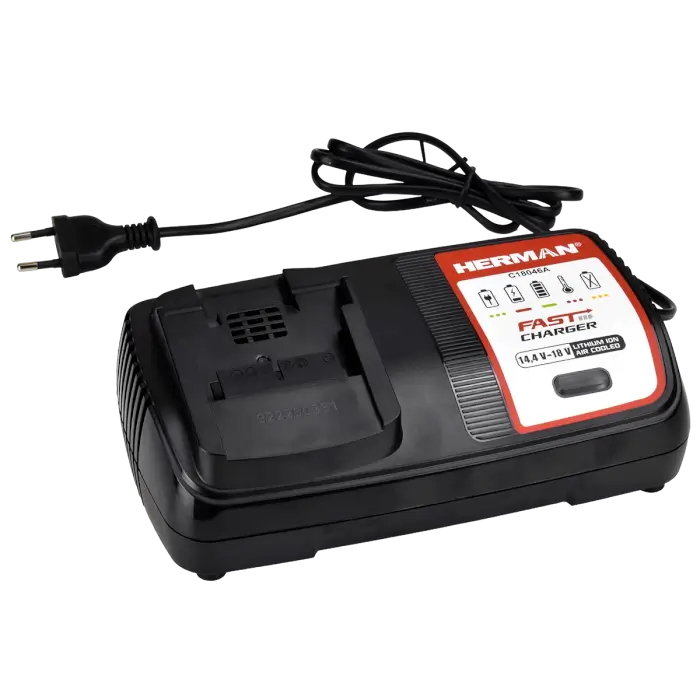 Battery fast charger HERMAN C 18046A Air Cooled 14,4V | 18V | 6,5Ah Speed