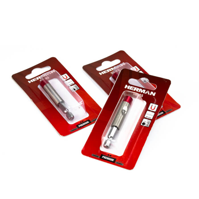 Bit holder Classic HERMAN SB-85 ¼" hex shank