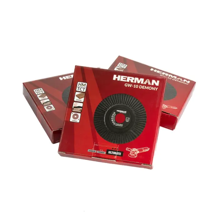 Carbide grinding wheel HERMAN GW-10 Demony Flat rasp for wood