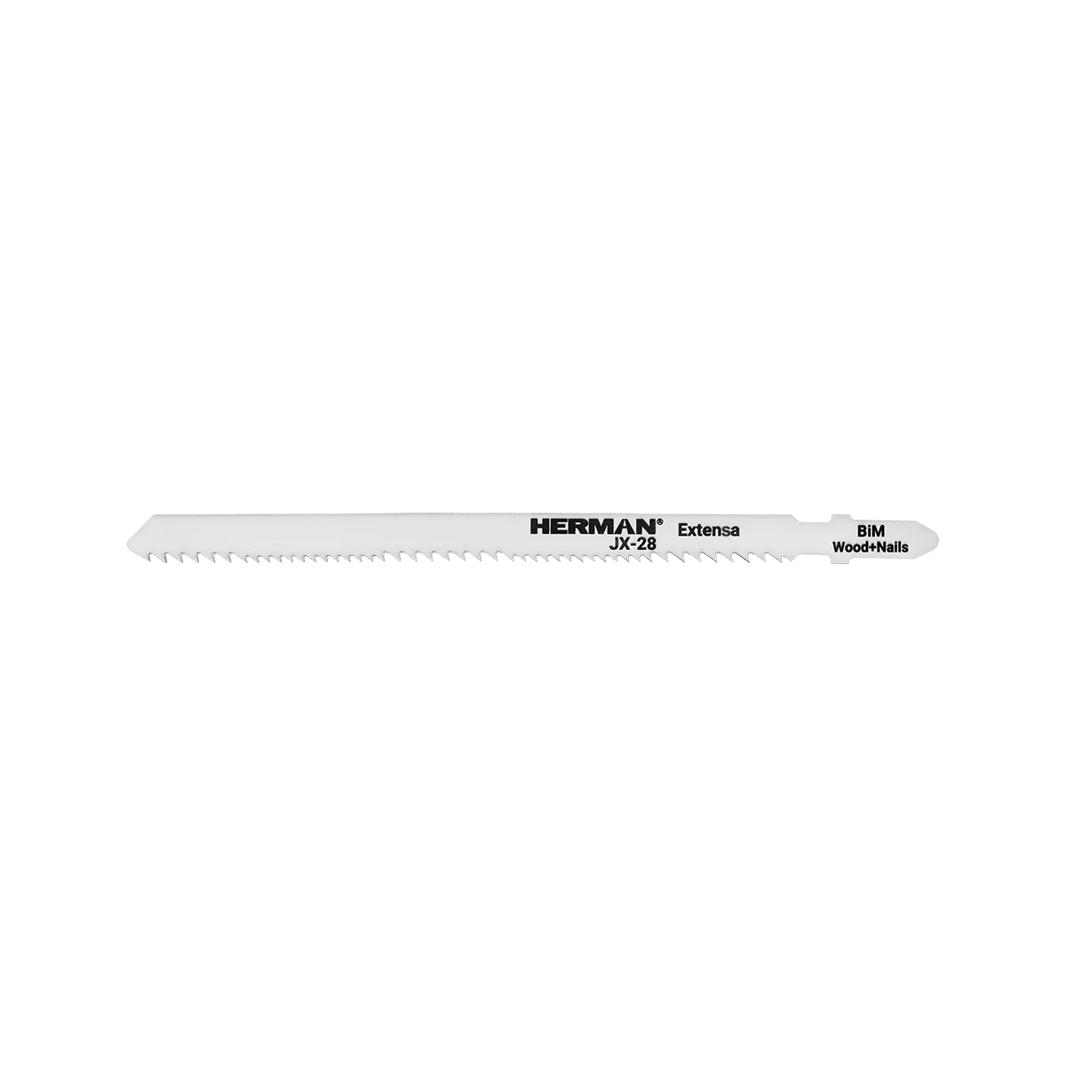 Jigsaw blade HERMAN JX-28 Extensa Wood with nails : 3 - 80mm