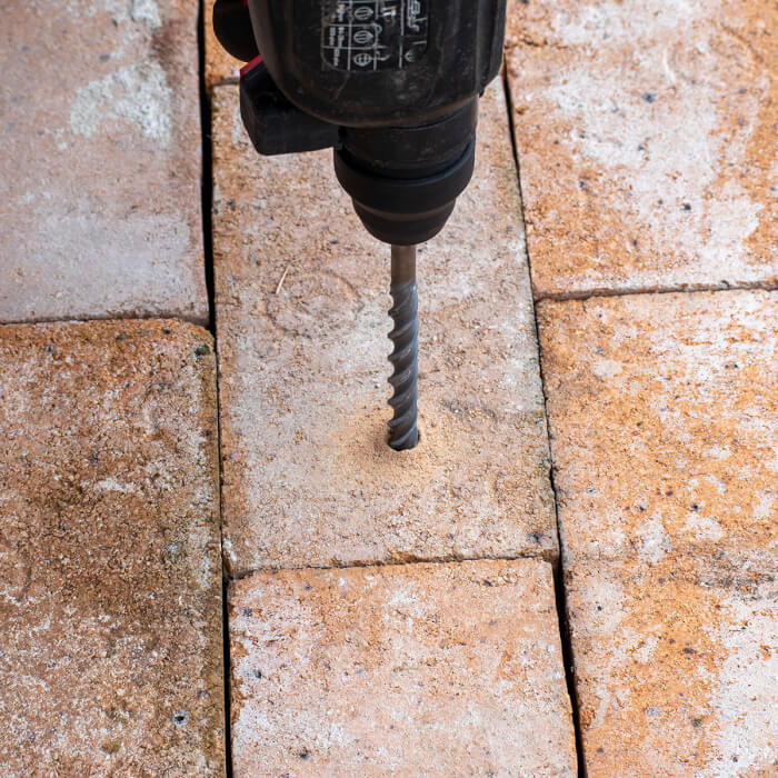 SDS-plus drill bit HERMAN DC-21 Triton For building materials