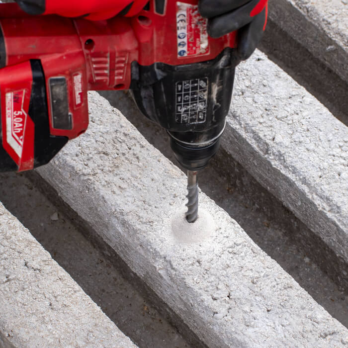 SDS-plus drill bit HERMAN DC-21 Triton For building materials