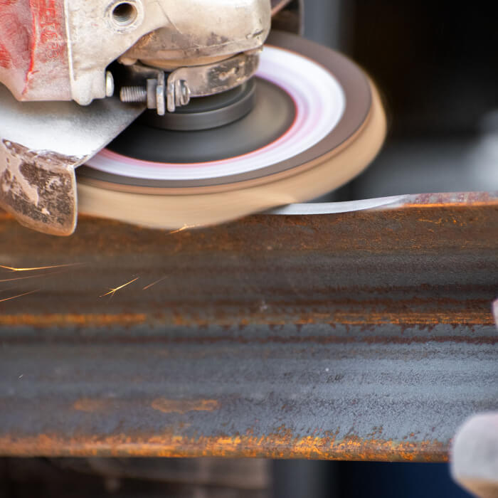 Combined flap disc HERMAN LWR-10 Area ZirTex Zirconia + Non-woven for stainless steel