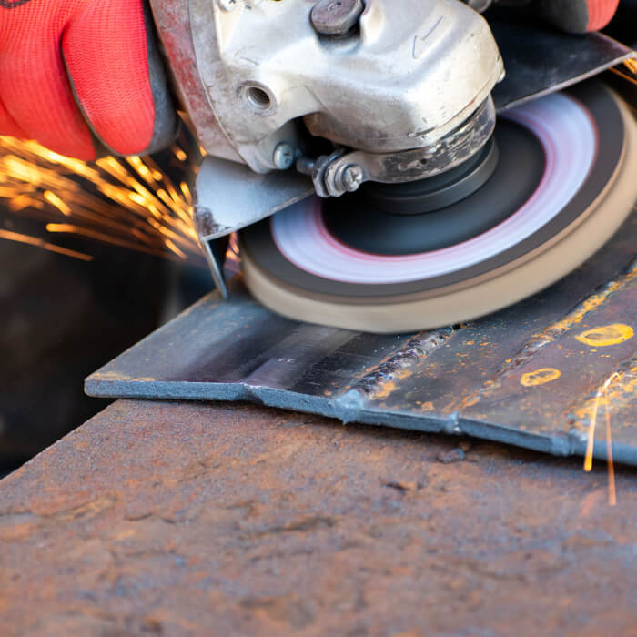 Combined flap disc HERMAN LWR-11 Area ZirTex Abrasive: Zirconia + Non-woven