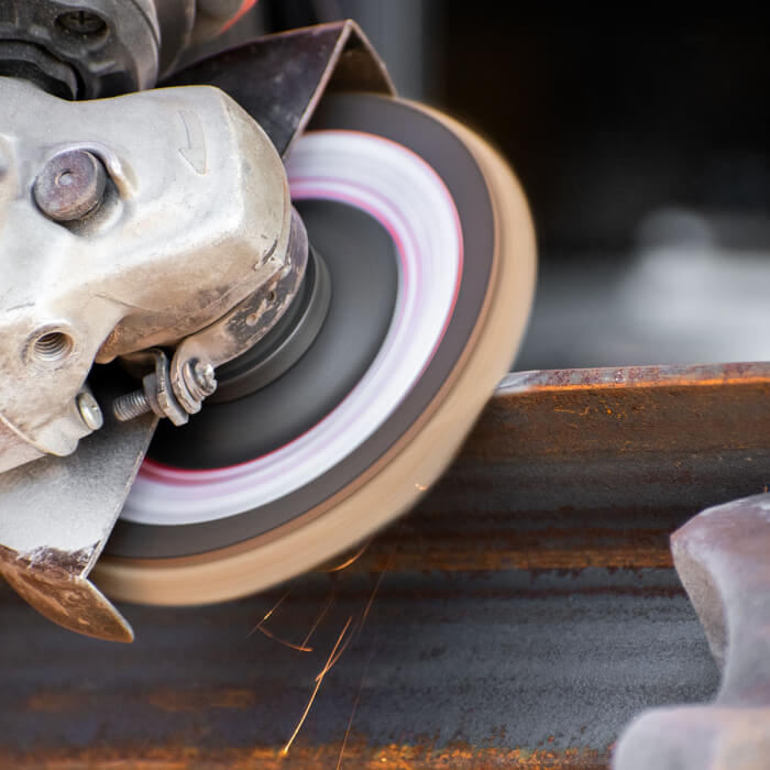 Combined flap discs set HERMAN QL-70 Flap discs for stainless steel test set