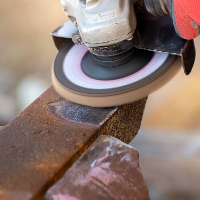 Combined flap discs set HERMAN QL-71 Area ZirTex Abrasive: Zirconia + Non-woven