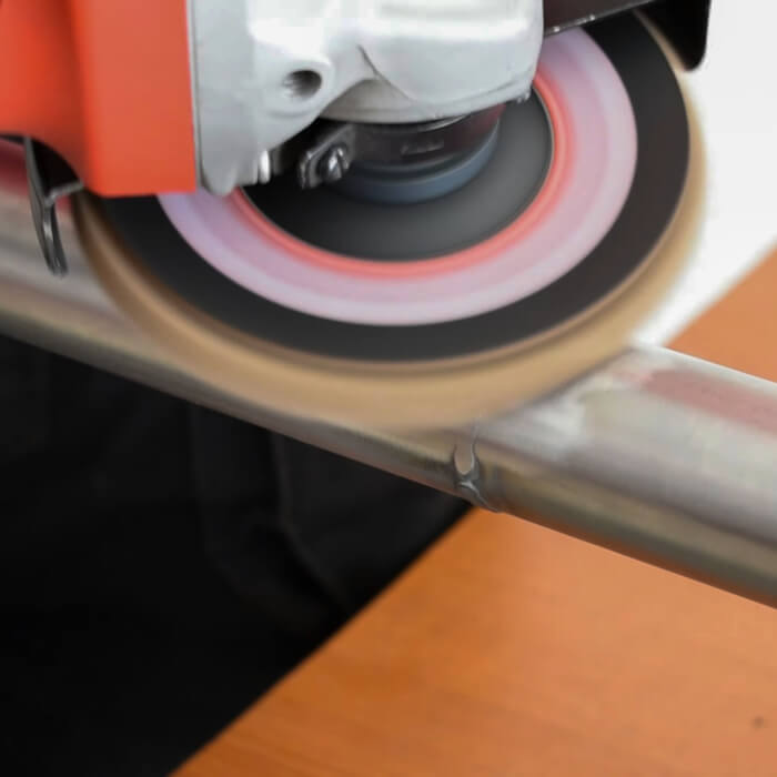 Combined flap discs set HERMAN QL-72 Area CerTex Abrasive: Ceramic + Non-woven