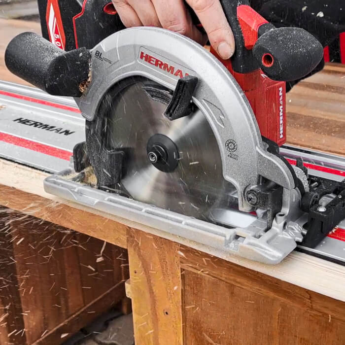 Cordless circular saw HERMAN AXCS-1801 | 18,0 V 5Ah | Complete | Warranty: 3 years