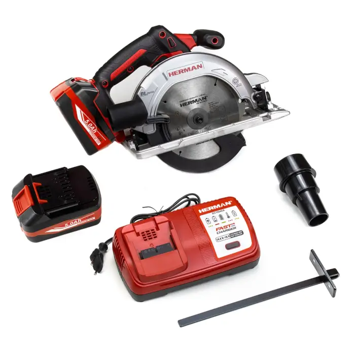 Cordless circular saw HERMAN AXCS-1801 | 18,0 V 5Ah | Complete | Warranty: 3 years