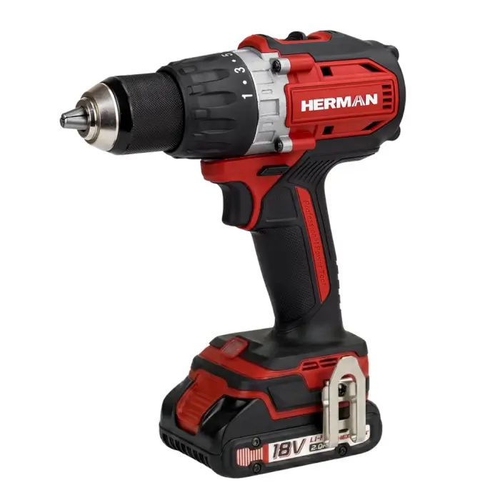 Cordless drill/driver HERMAN AXSP-1803 | 18,0 V 2Ah | Complete | Warranty: 3 years