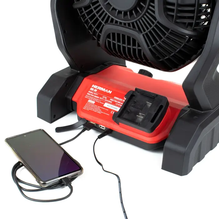 Cordless fan HERMAN AXL-30 | 18,0 V 220 V | Baretool | Warranty: 3 years