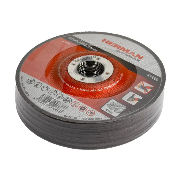 Cutting wheel HERMAN AS-40 Abrasor For steel | Depressed centre