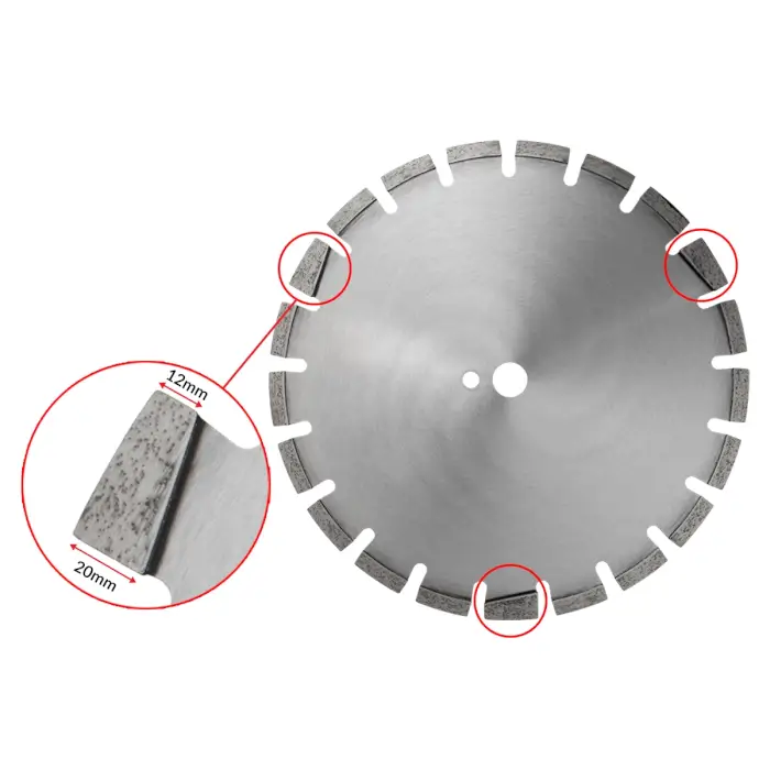 Diamond blade HERMAN BD-65 Asphalt For asphalt and uncured concrete