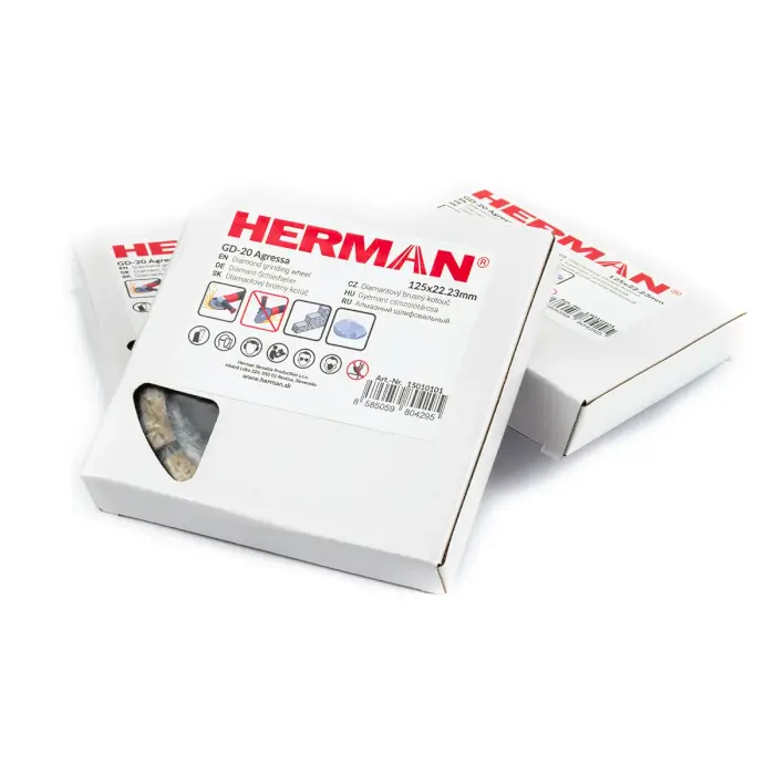 Diamond grinding wheel HERMAN GD-20 Agressa For rough grinding of concrete