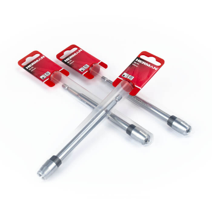 Extension of bits and drills HERMAN SB-84 ¼" hex shank