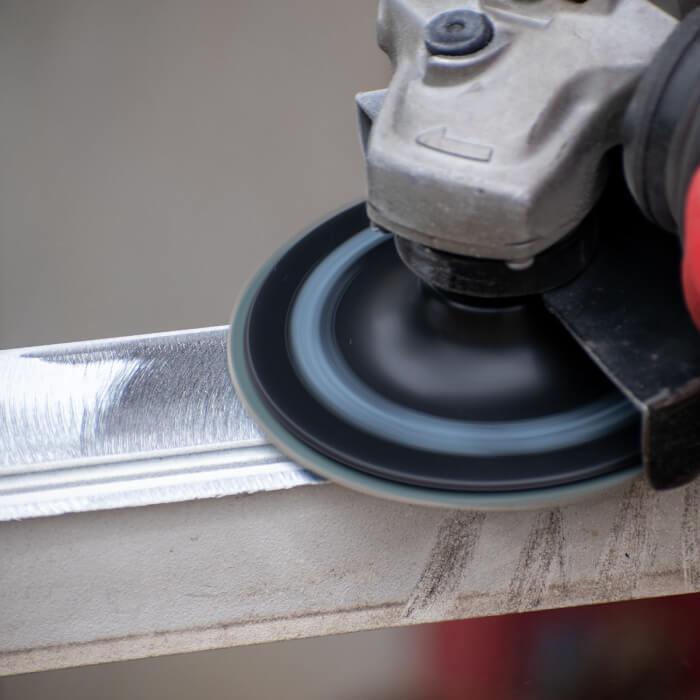 Fibre discs set HERMAN QF-20 For stainless steel