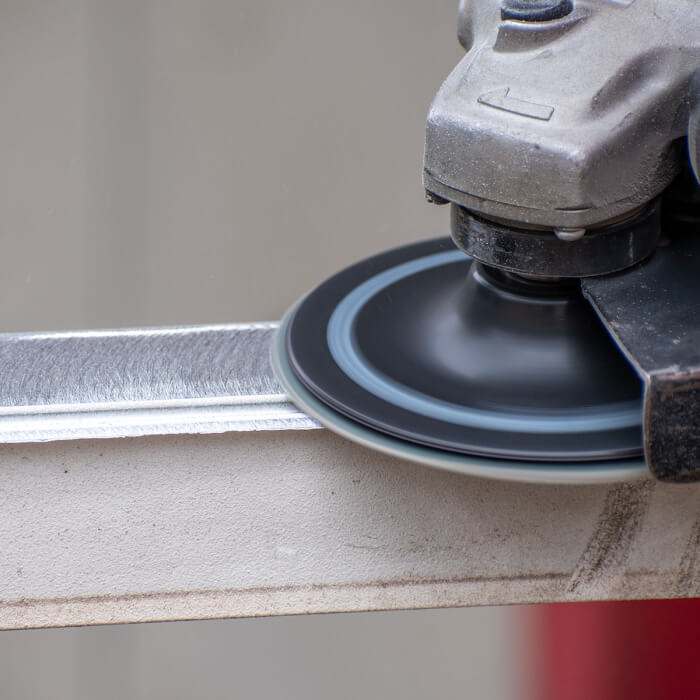 Fibre discs set HERMAN QF-20 For stainless steel