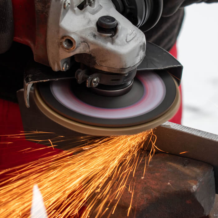 Flap disc - corundum grain HERMAN LS-30 Punta For steel