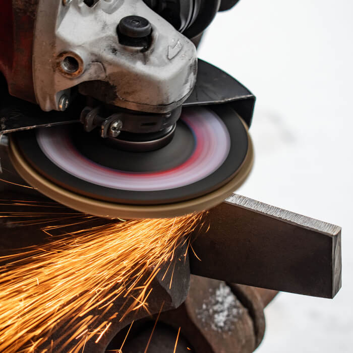 Flap disc - corundum grain HERMAN LS-30 Punta For steel