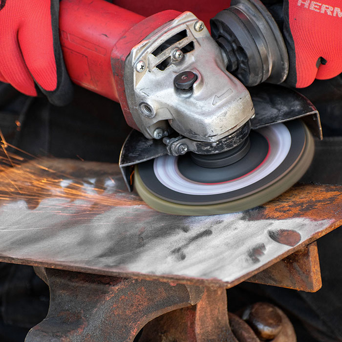 Flap disc - zirconium grain HERMAN LR-20 Canta For stainless steel