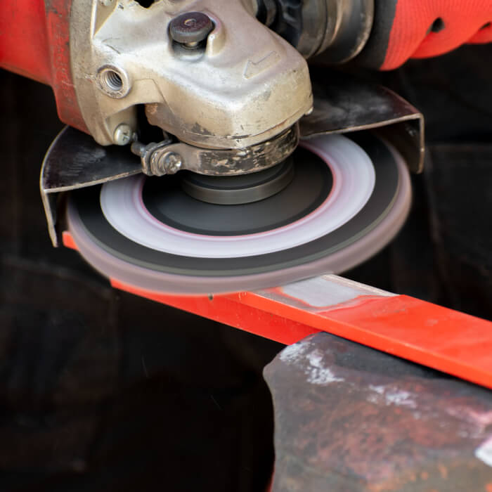 Flap discs set HERMAN QL-40 For stainless and alloy steel