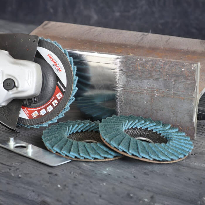 Flap discs set HERMAN QL-50 For steel, stainless steel and non-ferrous metals