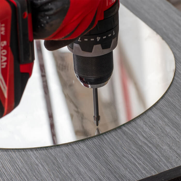 Four-point TCT drill bit HERMAN DC-61 Glass For glass, ceramics, etc.