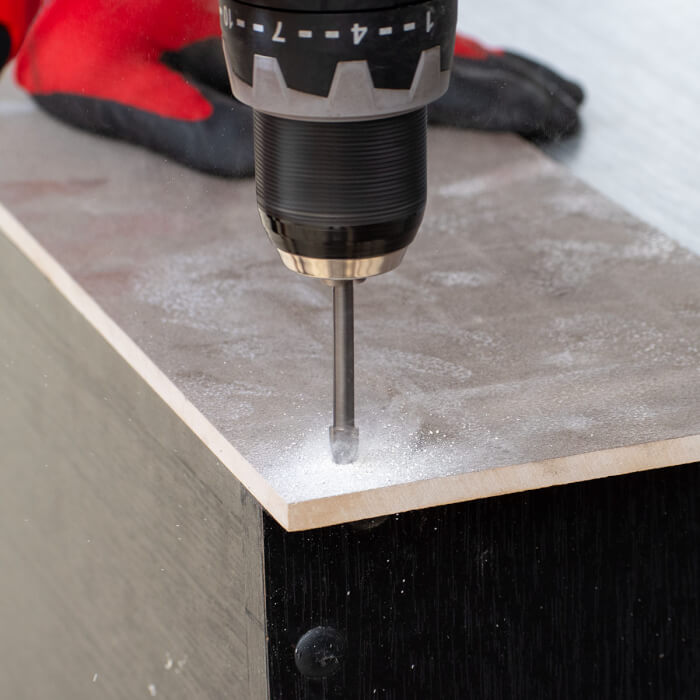 Four-point TCT drill bit HERMAN DC-61 Glass For glass, ceramics, etc.