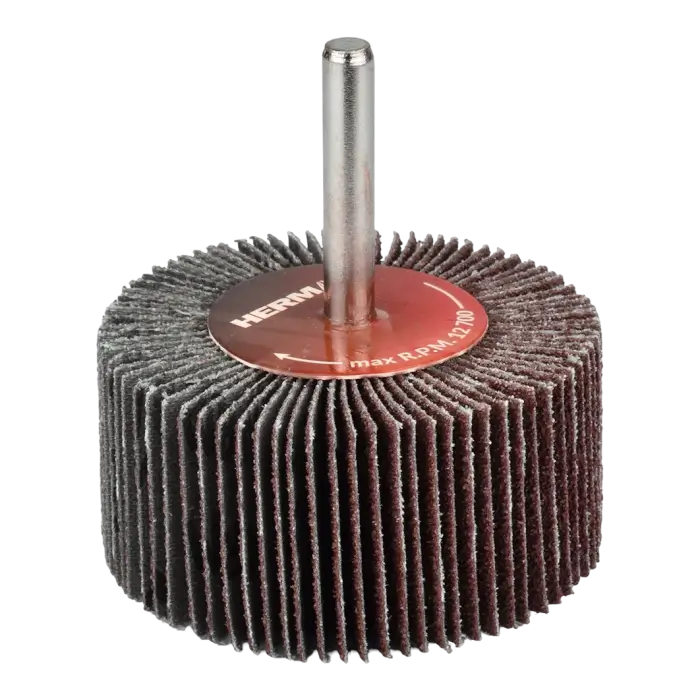 Grinding wheel on a shank HERMAN FWS-10/S 30x15x6mm | Corundum | P60
