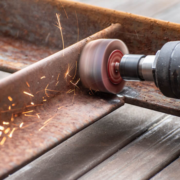 Grinding wheel on a shank HERMAN FWX-10/S Abrasive: ceramic
