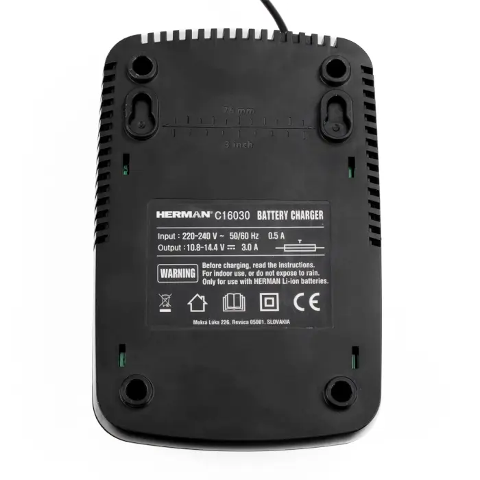 HERMAN BC 14,4V 40 min (Aku 2,0 Ah)| Warranty 3 years