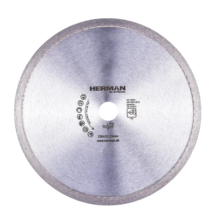 Diamond wheel HERMAN BD-40 Precisa 230x22,2mm|H=10,0mm