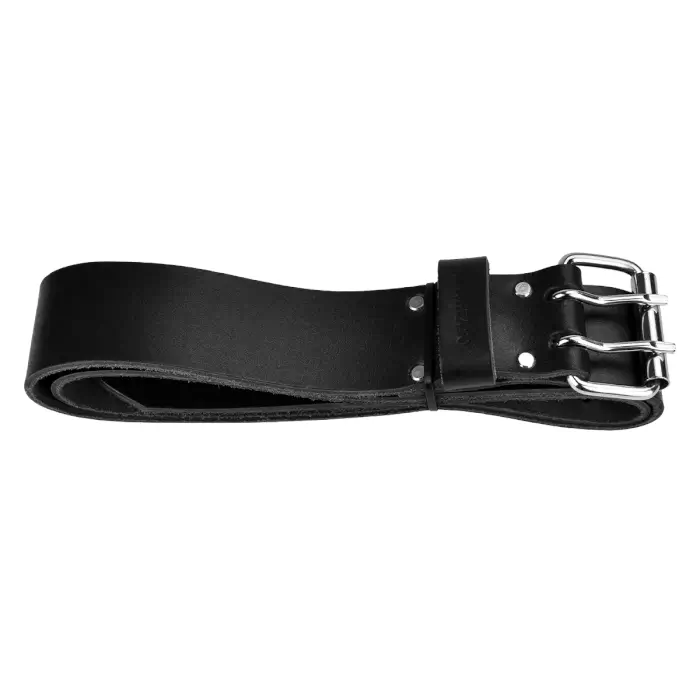 Leather belt HERMAN PB-15 With metal buckle