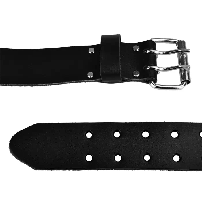 Leather belt HERMAN PB-15 With metal buckle