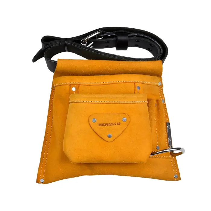 Leather working bag HERMAN PB-10 Single Clip-on to belt