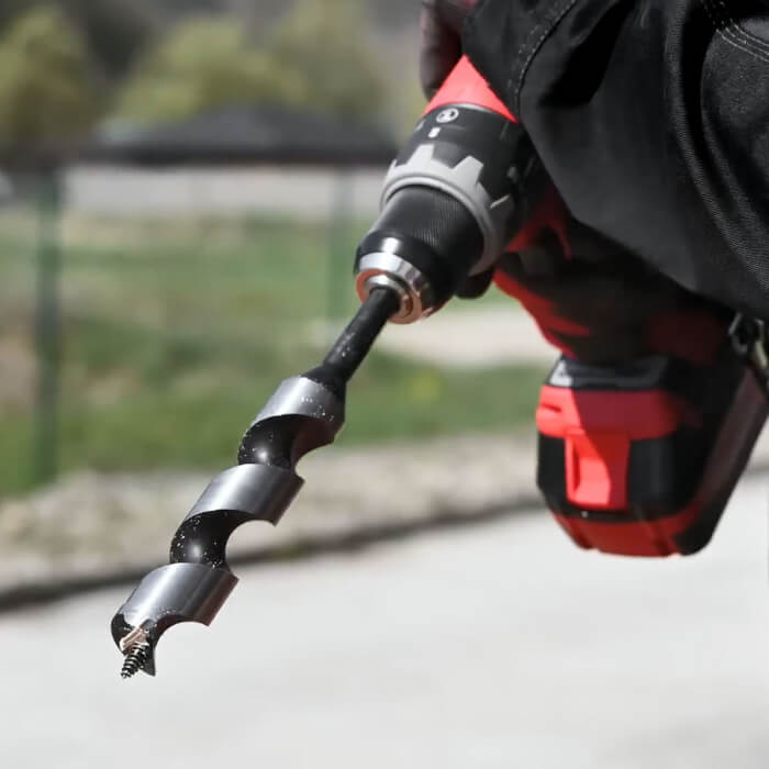 Lewis wood drill bits set HERMAN QDW-20 6 drill bits in case