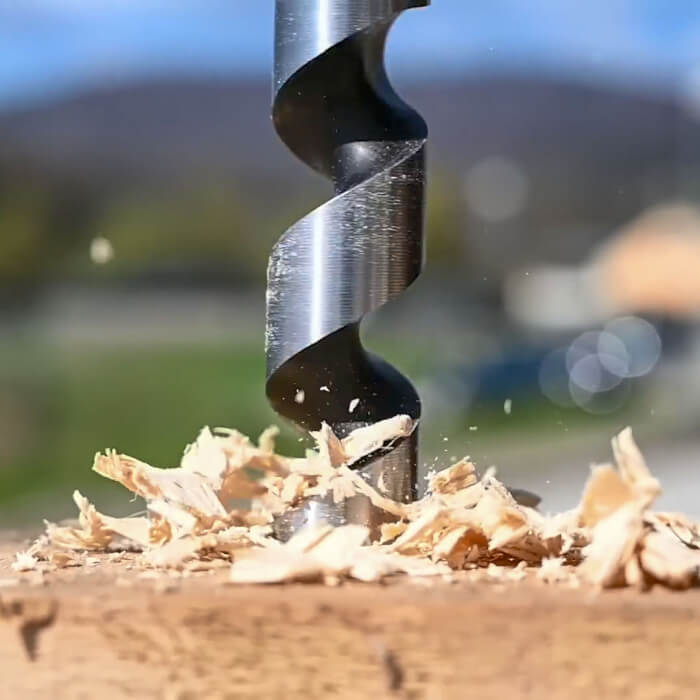 Lewis wood drill bits set HERMAN QDW-20 6 drill bits in case