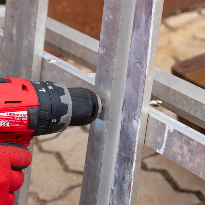 Metal drill bit DIN 338 HERMAN DM-40 HSS-E Co5% With cross-cut tip