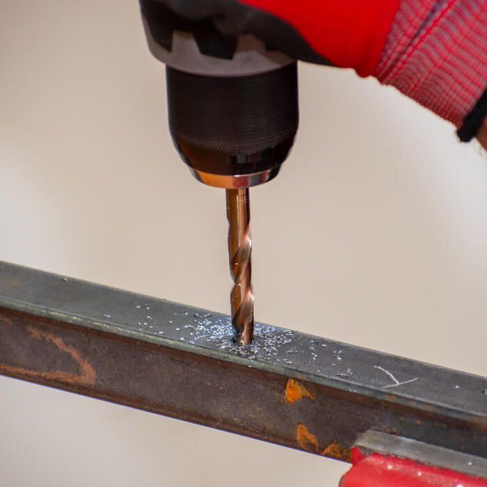 Metal drill bit DIN 338 HERMAN DM-40 HSS-E Co5% With cross-cut tip