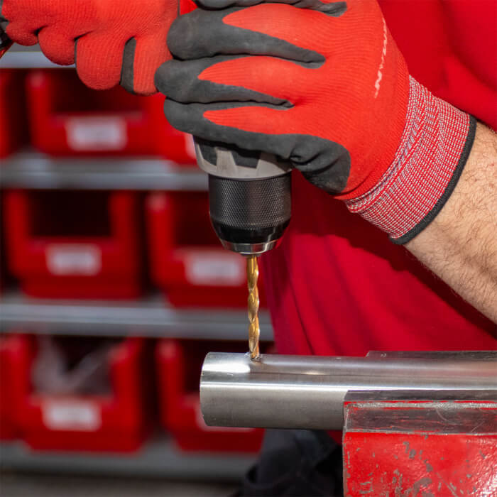 Metal drill bit HERMAN DM-30 HSS-G TiN For steel, cast iron and bronze