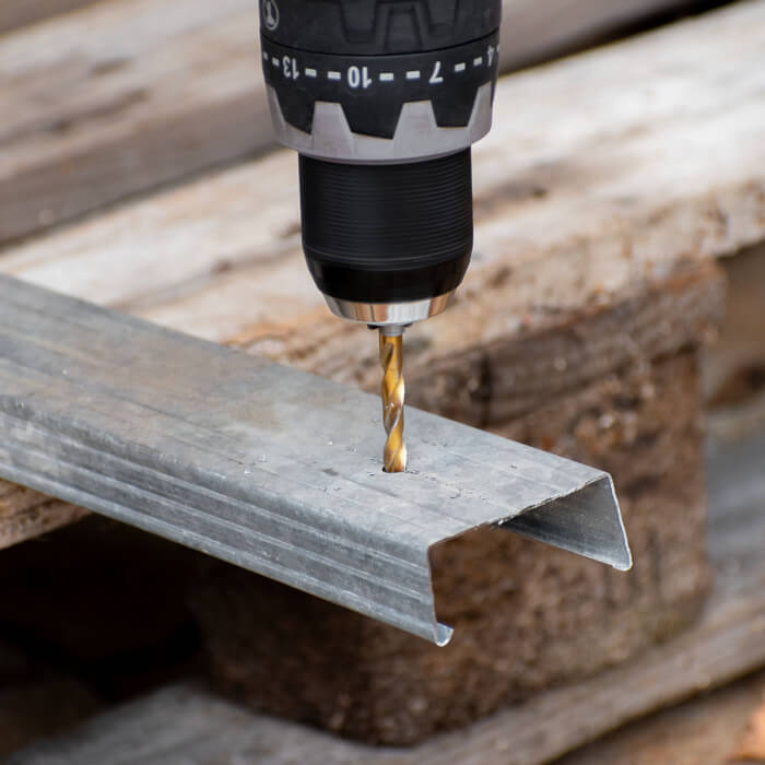 Metal drill bit HERMAN DM-30 HSS-G TiN For steel, cast iron and bronze