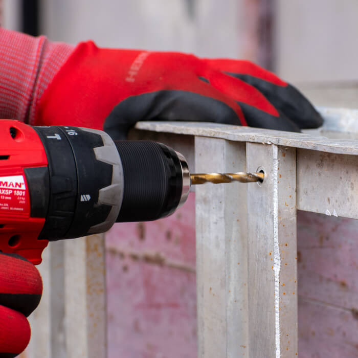 Metal drill bit HERMAN DM-30 HSS-G TiN For steel, cast iron and bronze