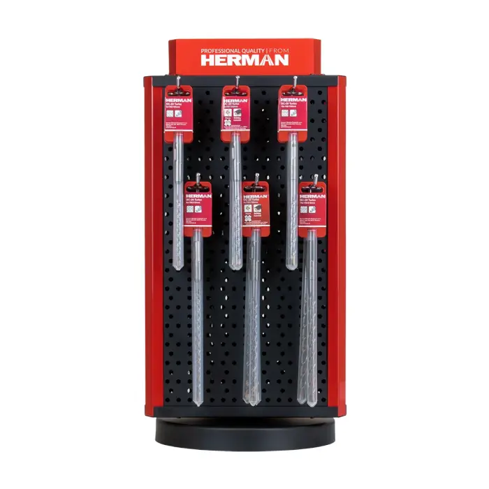 MIX SDS-plus drill bits DC-20 Turbo 8 x 6,8,10x100/160;6,8,10x150/210mm| 48pcs