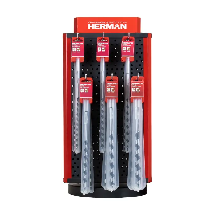 MIX wood drill bits DW-20 Lewis 6,8,10,12,14,16x150/235mm| 54pcs