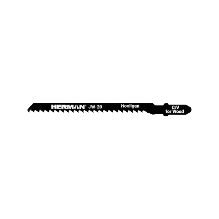 Jigsaw blade HERMAN JW-20 Hooligan 100/75x8x1,25mm| 8TPI